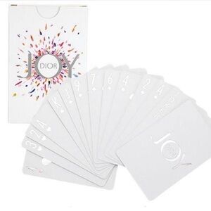 Dior JOY Luxury Playing Cards - White